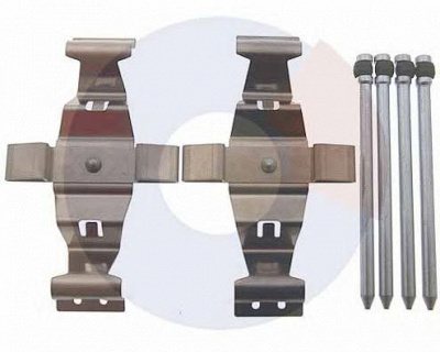 CARRAB BRAKE PARTS 2504 -  Комплектующие, колодки дискового тормоза